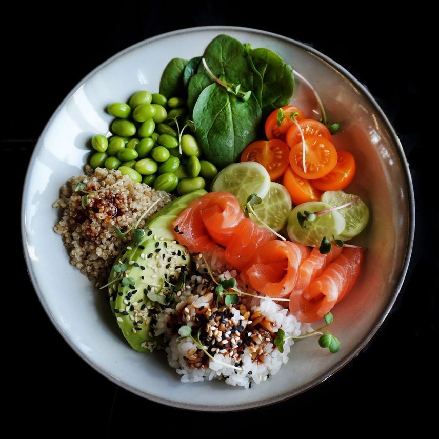 Поке Боул с лососем